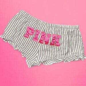 Vintage Victorias Secret PINK striped pajama shorts